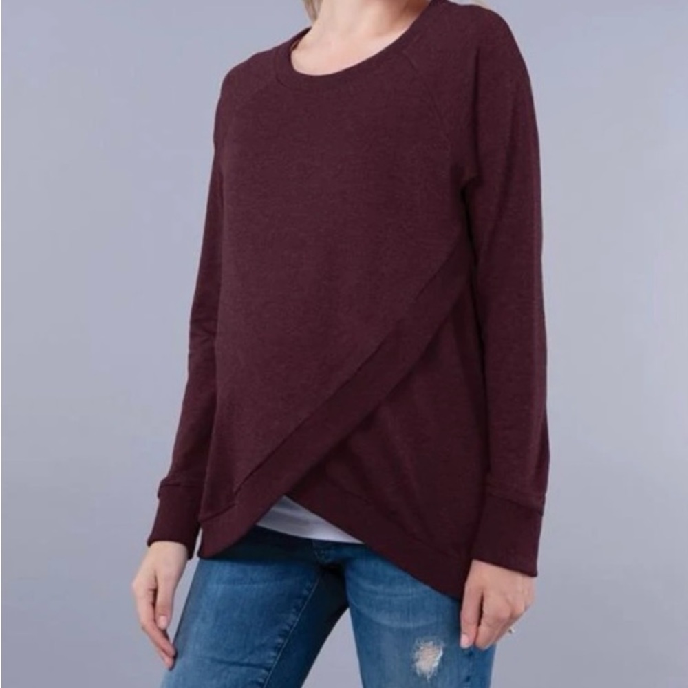 Seraphine maternity nursing sweater small